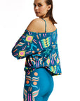 Blusa Fluo Asimétrica