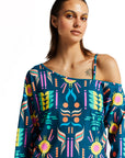 Blusa Fluo Asimétrica
