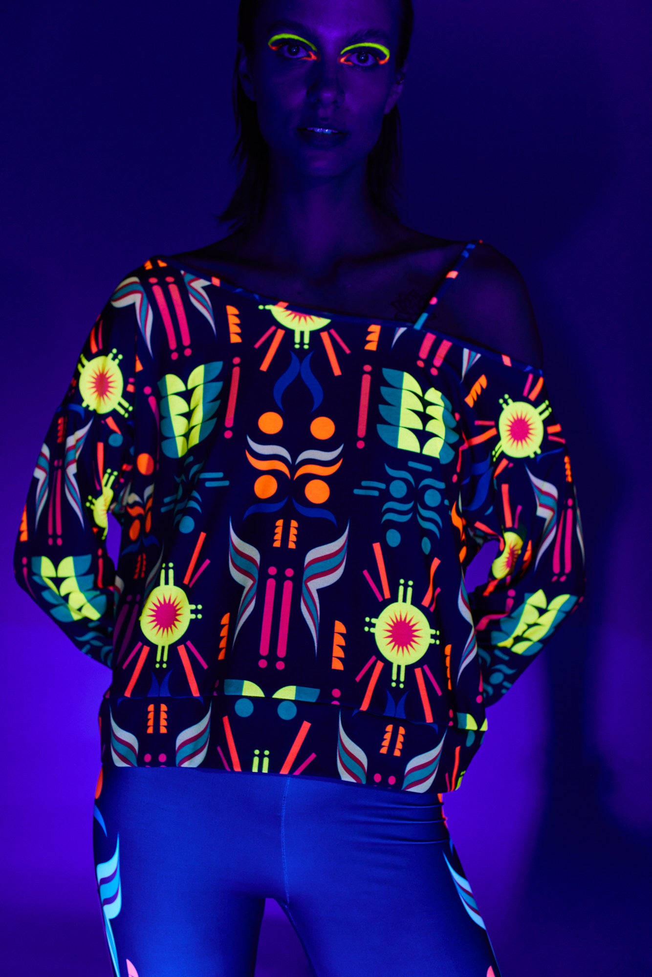 Blusa Fluo Asimétrica