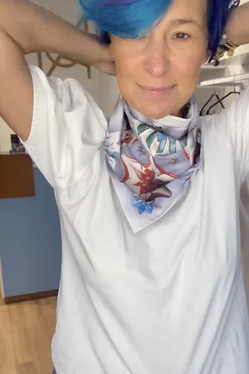 Christmas Scarf White