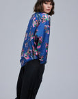 Blaues Drachen-Sweatshirt