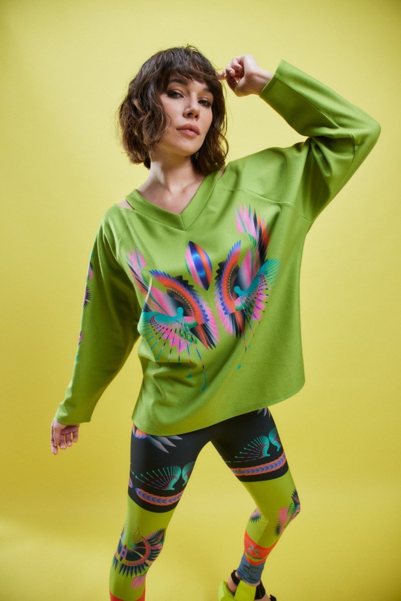 Sudadera Green Smoczyce