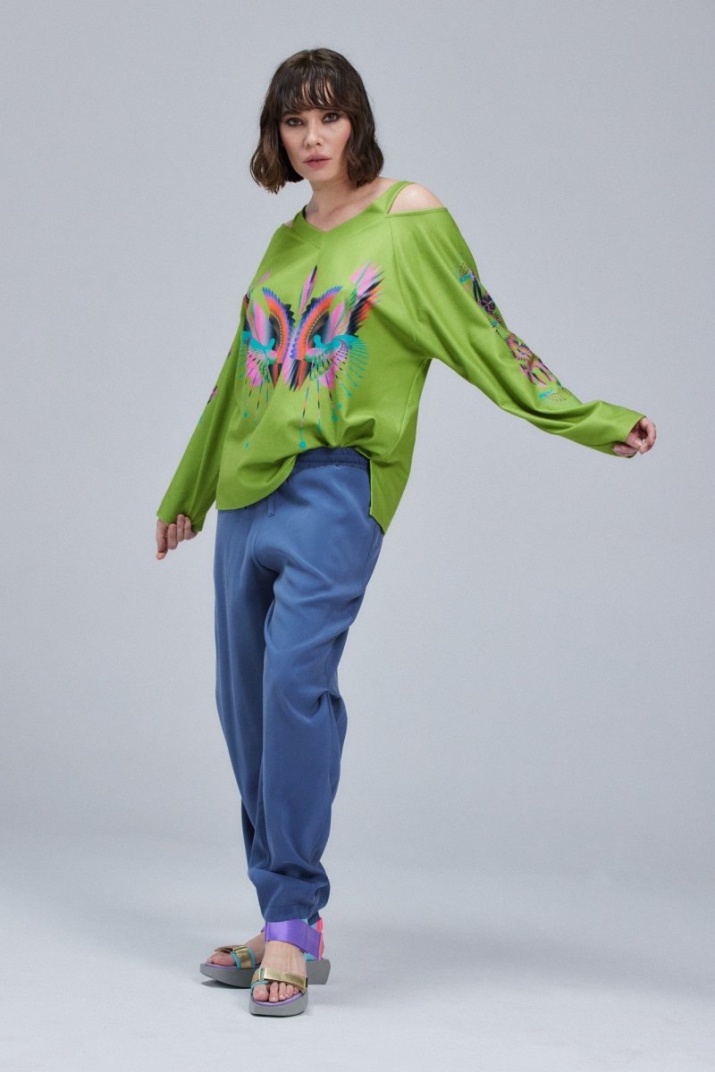 Sudadera Green Smoczyce