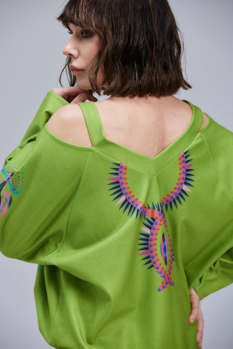 Sudadera Green Smoczyce