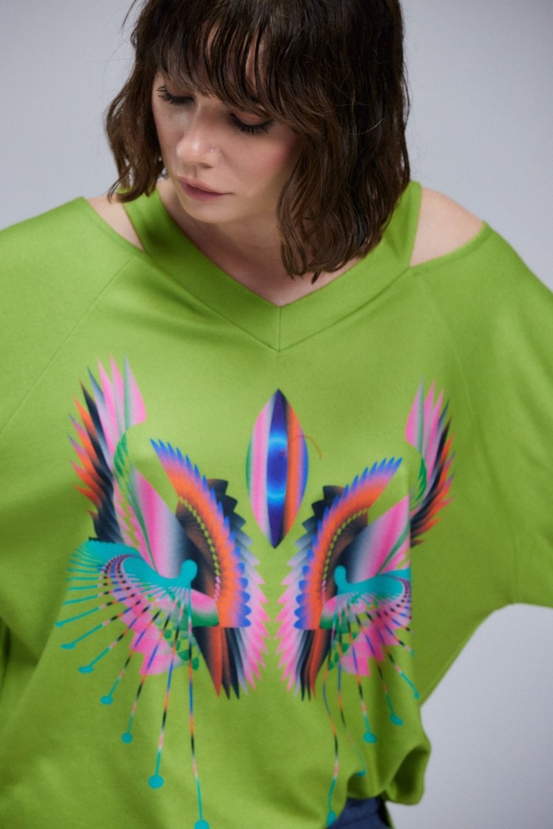 Sudadera Green Smoczyce