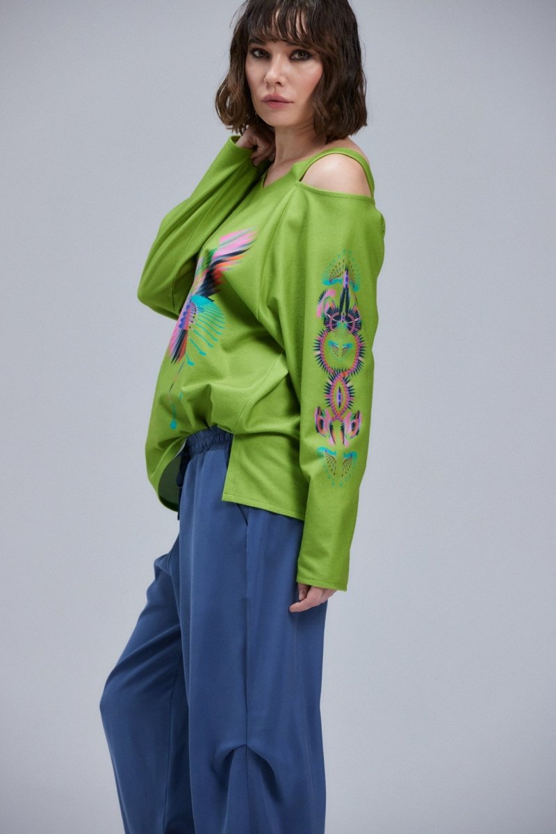 Sudadera Green Smoczyce