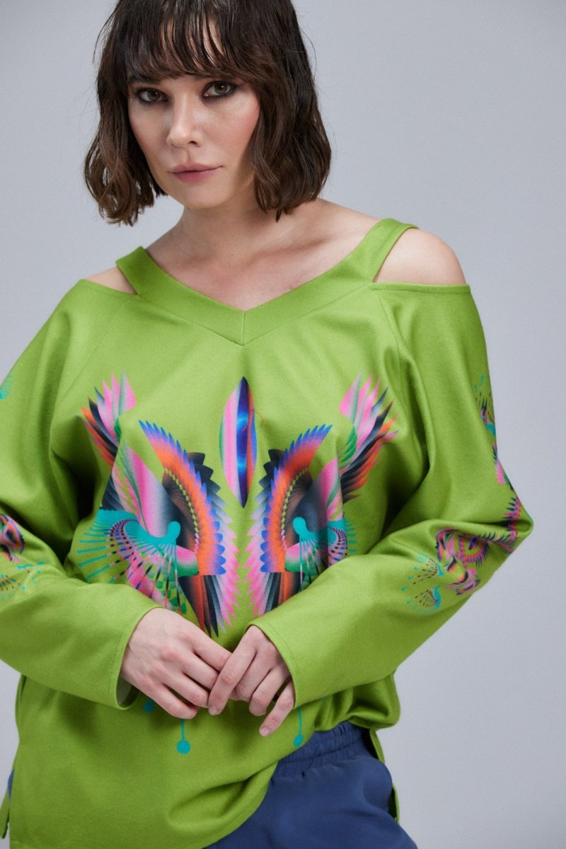 Sudadera Green Smoczyce