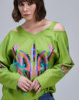 Sudadera Green Smoczyce