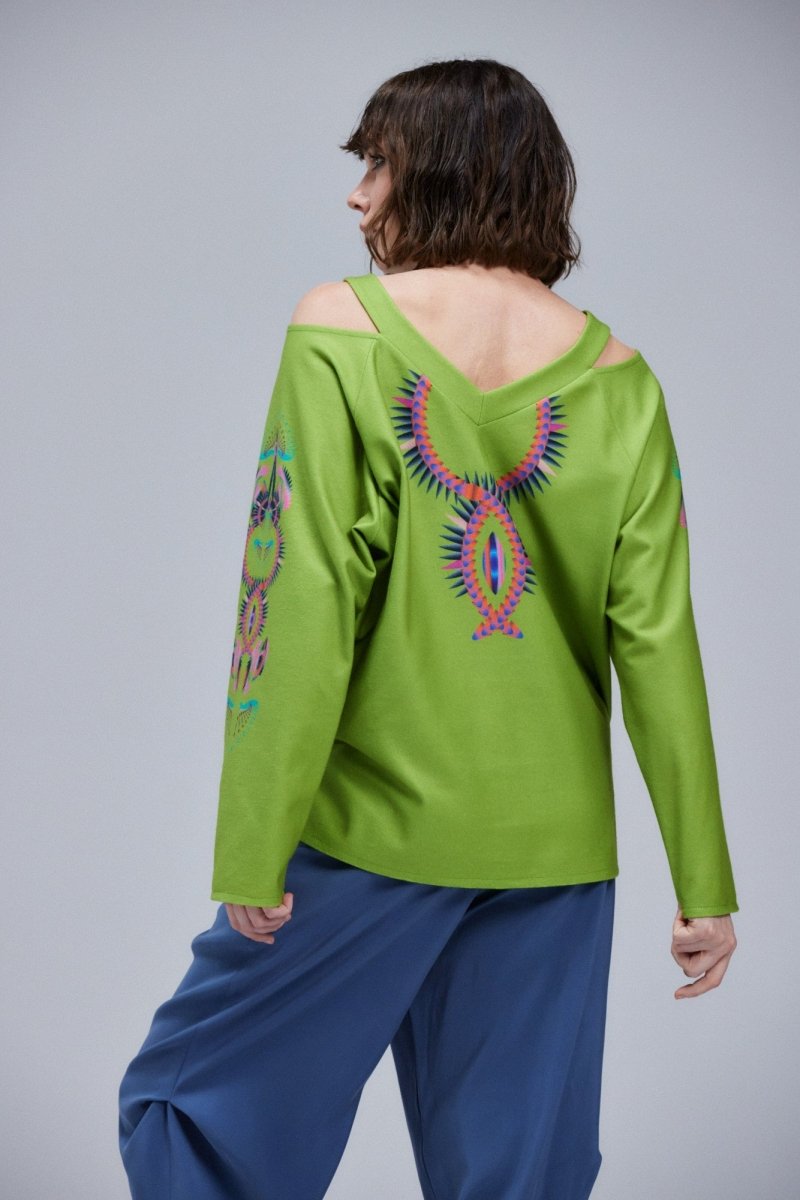 Sudadera Green Smoczyce