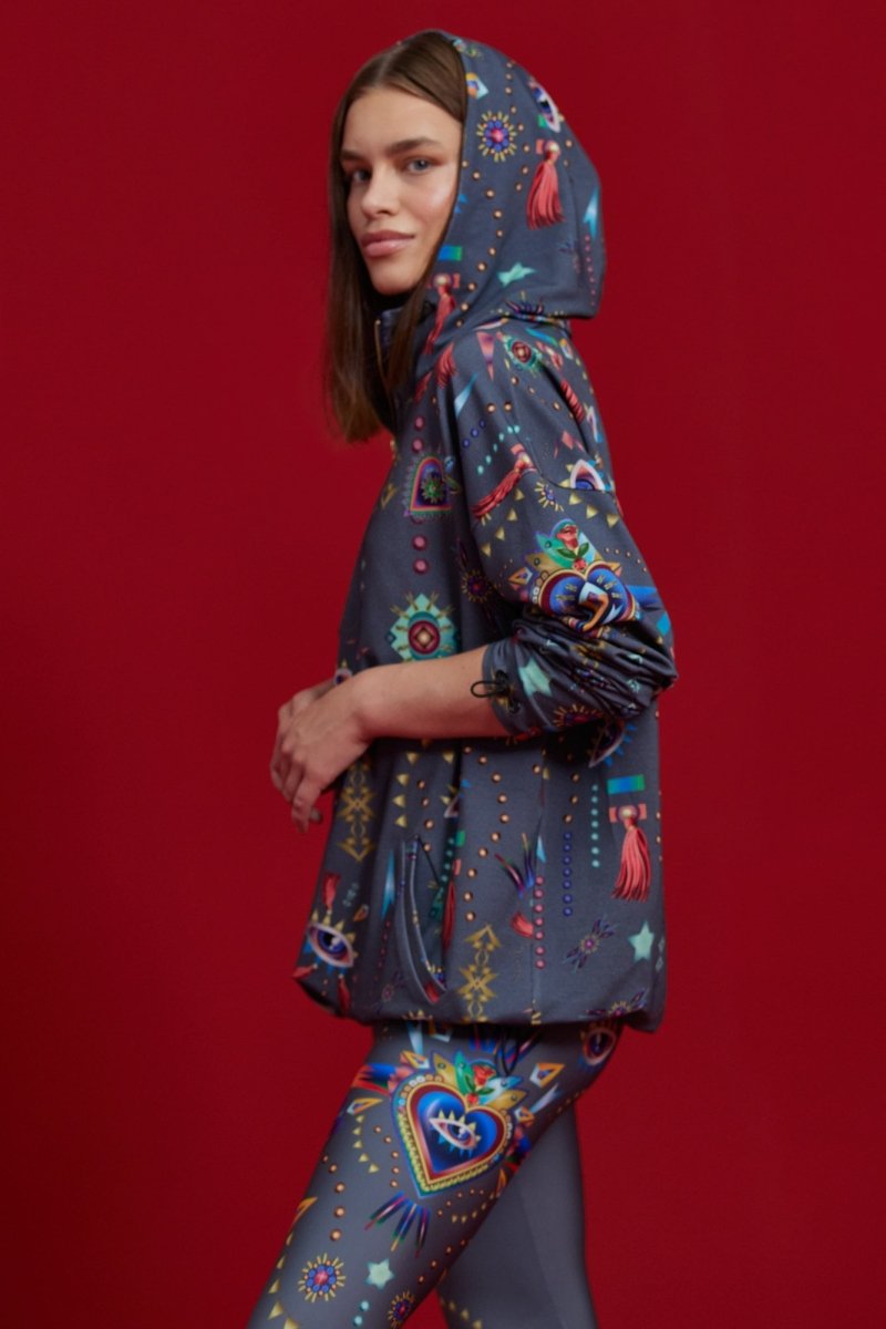 Capuche coeur Bluza