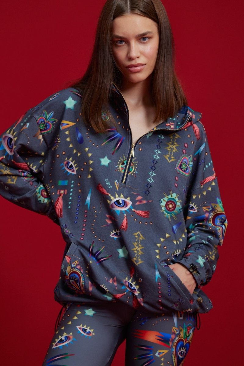 Capuche coeur Bluza