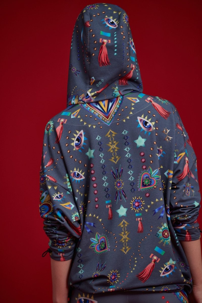 Capuche coeur Bluza