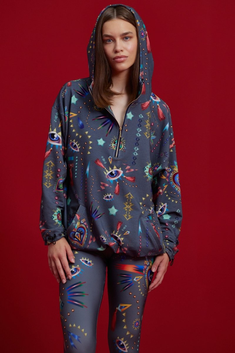 Capuche coeur Bluza