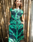 Cats Green Neon Blouse