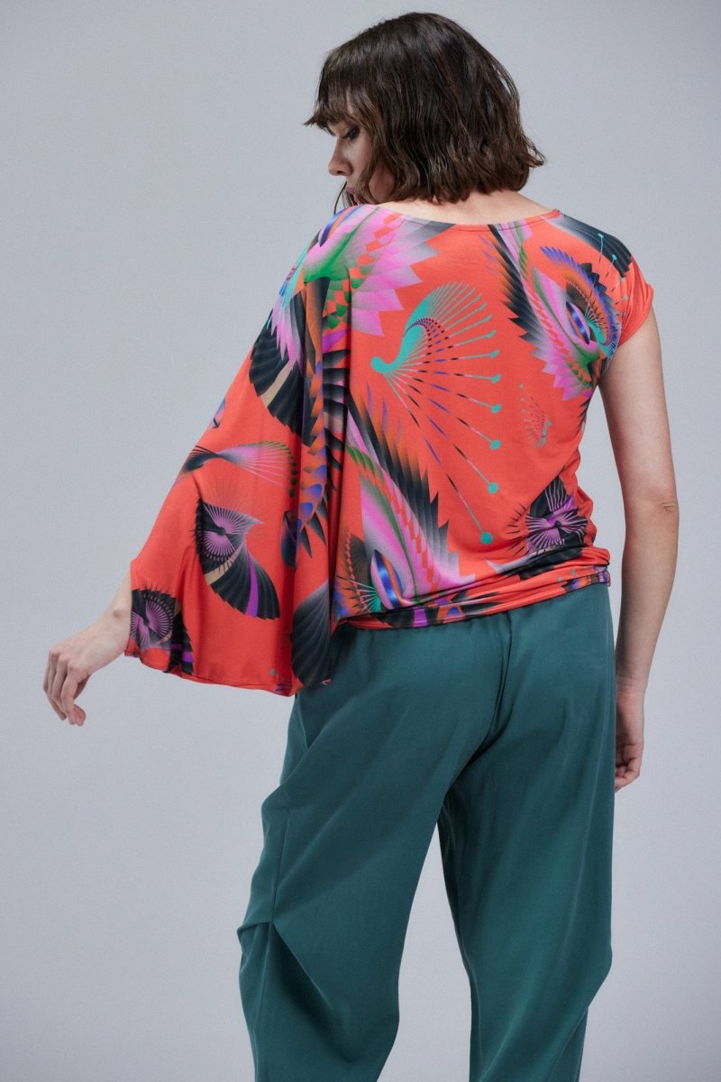 Blusa Naranja Smoczyce