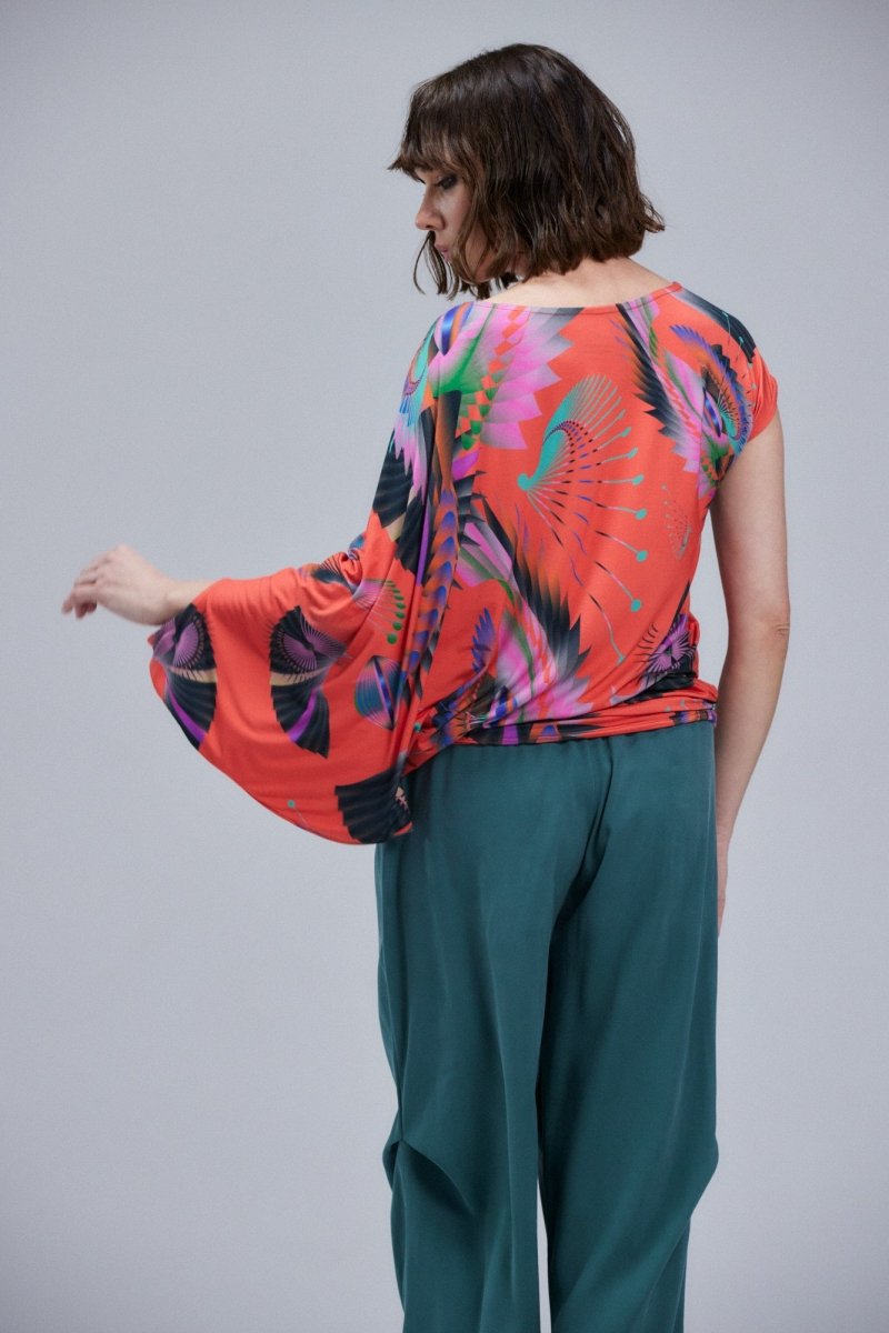 Blusa Naranja Smoczyce