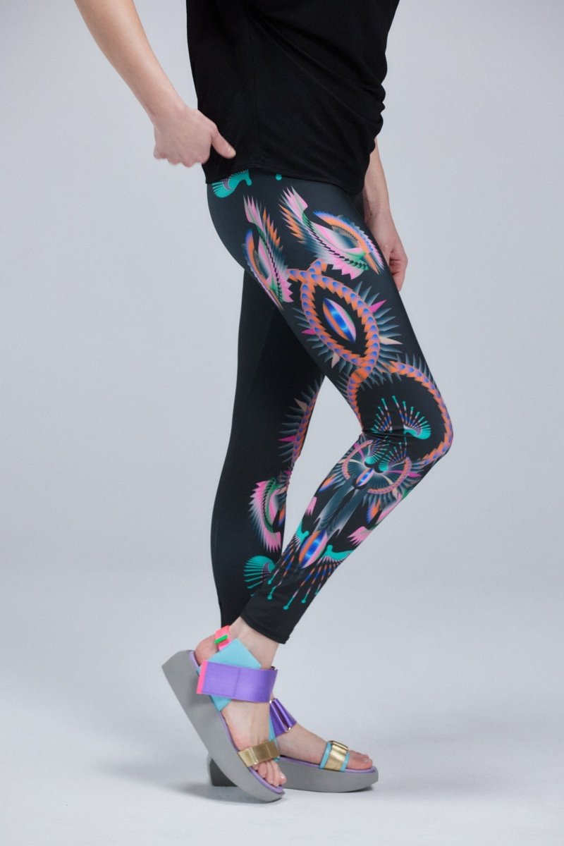 Legginsy Smoczyce Black