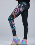 Legginsy Smoczyce Black