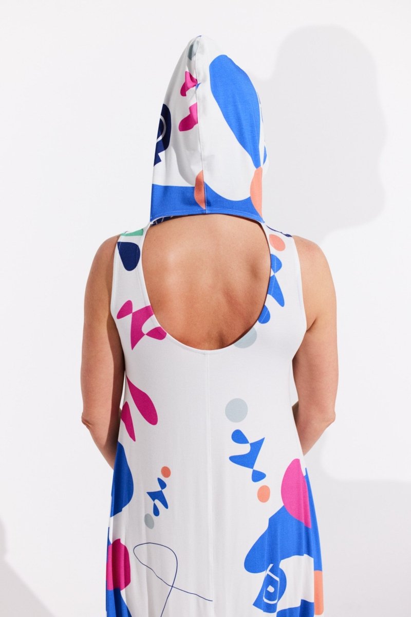 Hood White Dress