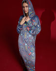 Robe Heart Gris & Marine