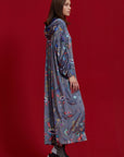 Robe Heart Gris & Marine