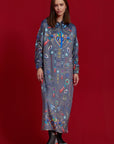 Robe Heart Gris & Marine
