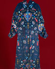 Robe Heart Gris & Marine