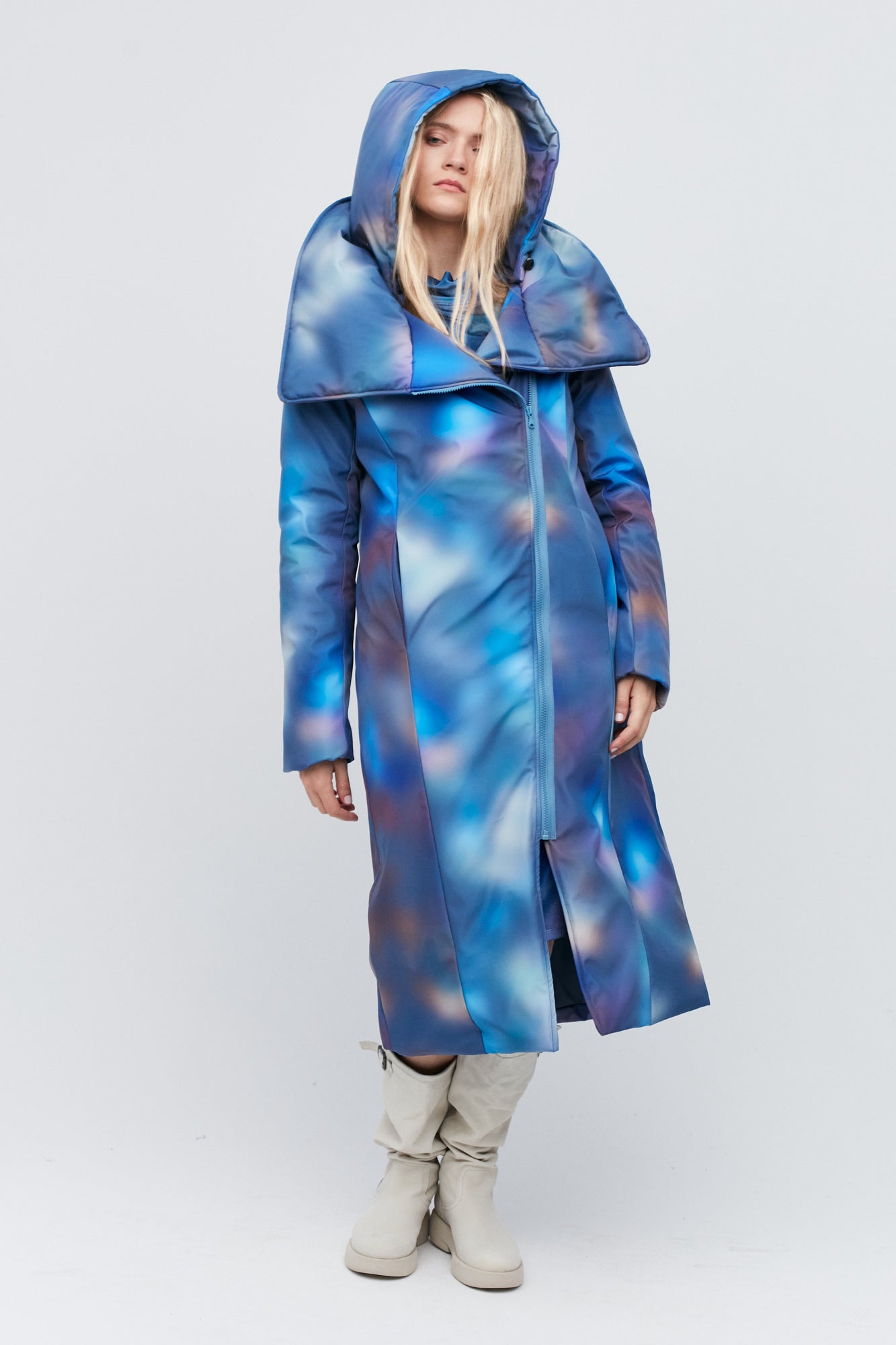 Blue Snow Leo Coat & Free Bag!