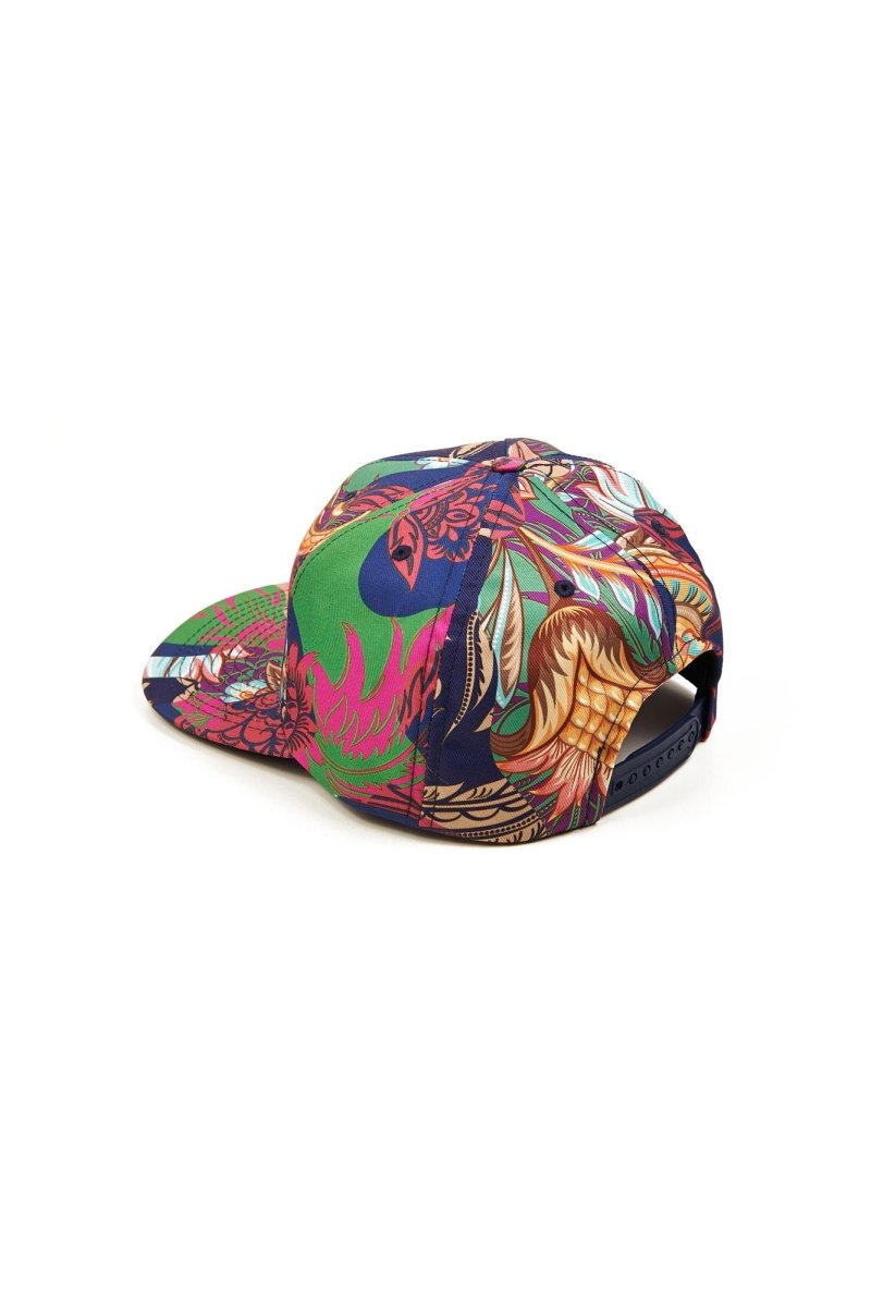 Gorra con flores