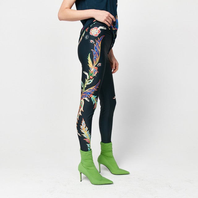 Legginsy Secret Garden - COLORAT