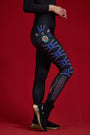Leggings Cœur Noir