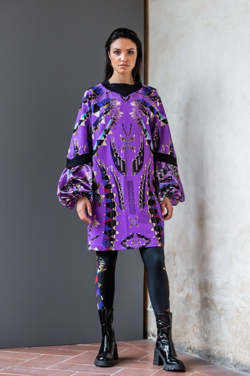 Dress Imperial Violet Puff - colorat.eu